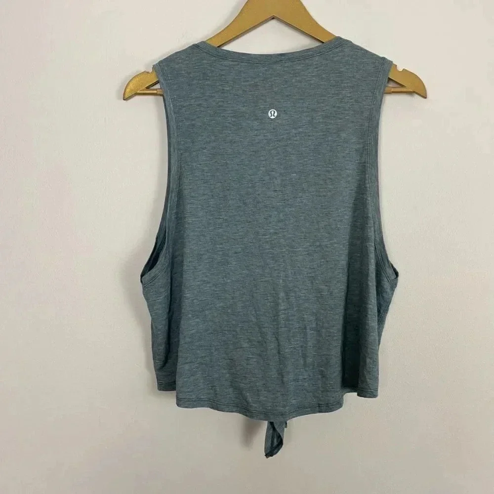 Lululemon Knot Gonna Fly Knotted Cropped Tank